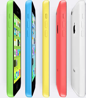 Apple iPhone 5C Colour Range