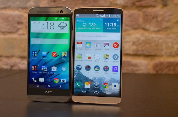 LG G3 vs HTC One M8