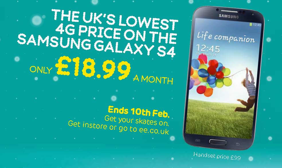 Galaxy S4 is first of many EE 'No Brainer' 4G Deals