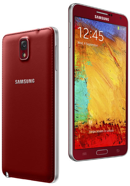 Samsung Galaxy Note Merlot Red