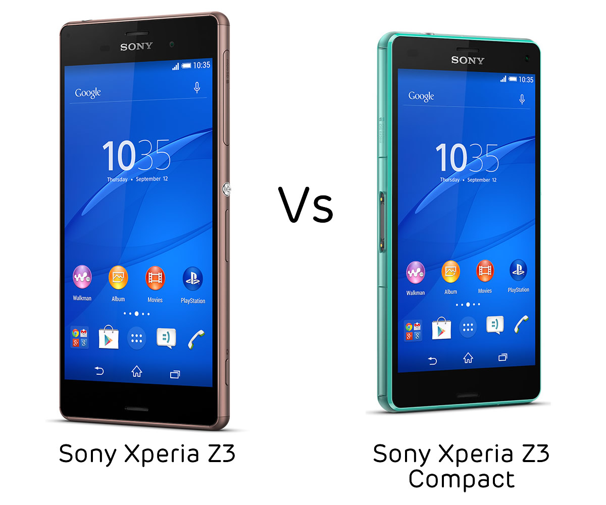Sony Xperia Z3 vs Xperia Z3 Compact