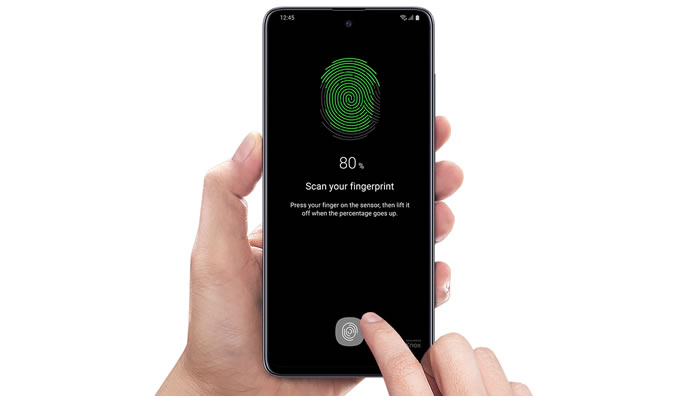 Galaxy A51 Fingerprint Scanner