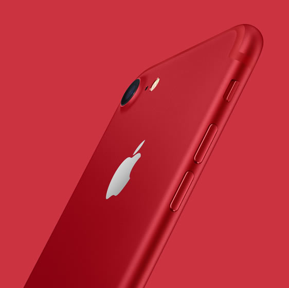 iphone 7 red on three