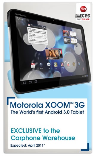 Motorola Xoom On Sale April