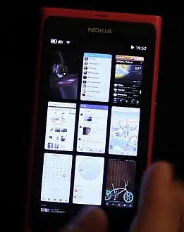 Nokia N9 User Interface Close Up