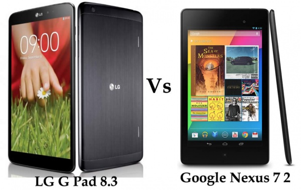 LG G Pad 8.3 vs Google Nexus 7 2 - Which Is The Better Tablet ?