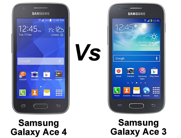 Samsung Galaxy Ace 4 vs Samsung Galaxy Ace 3