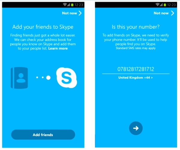 skype for android tablet 4.0.4