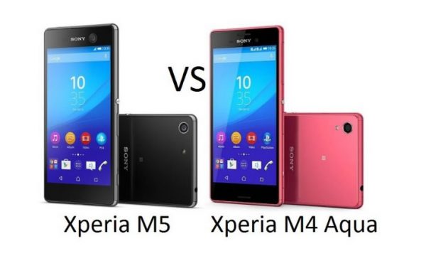 Leninisme Sporten heb vertrouwen Sony Xperia M5 vs Sony Xperia M4 Aqua