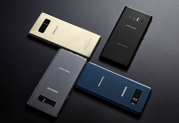 Galaxy Note 8 review group