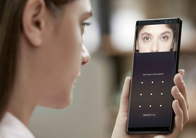 Note 8 review iris scanner