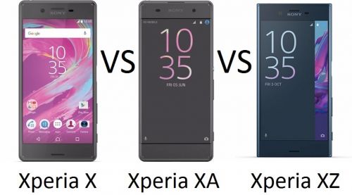 Sony Xperia X vs Xperia XA vs Xperia XZ: Battle of the X’s