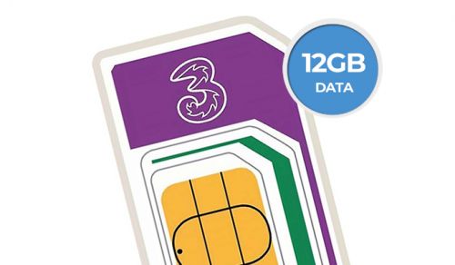 12GB SIM only deal on Three just £6 News Image