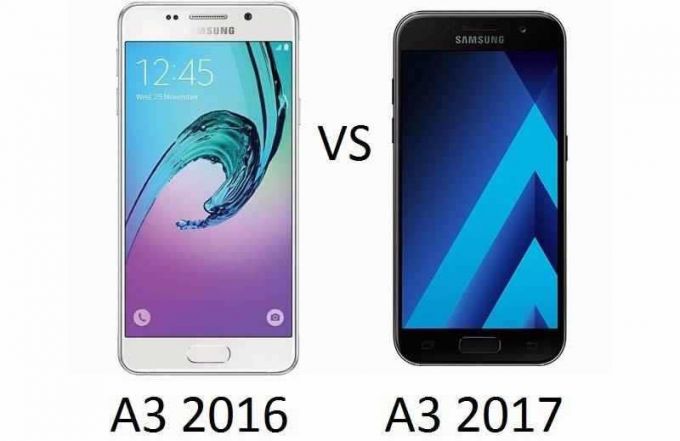 Samsung Galaxy A3 2017 vs Galaxy A3 2016