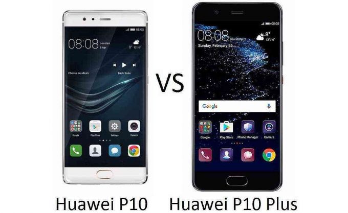 Huawei P10 vs Huawei P10 Plus